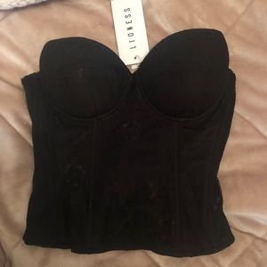 Lioness lace bustier